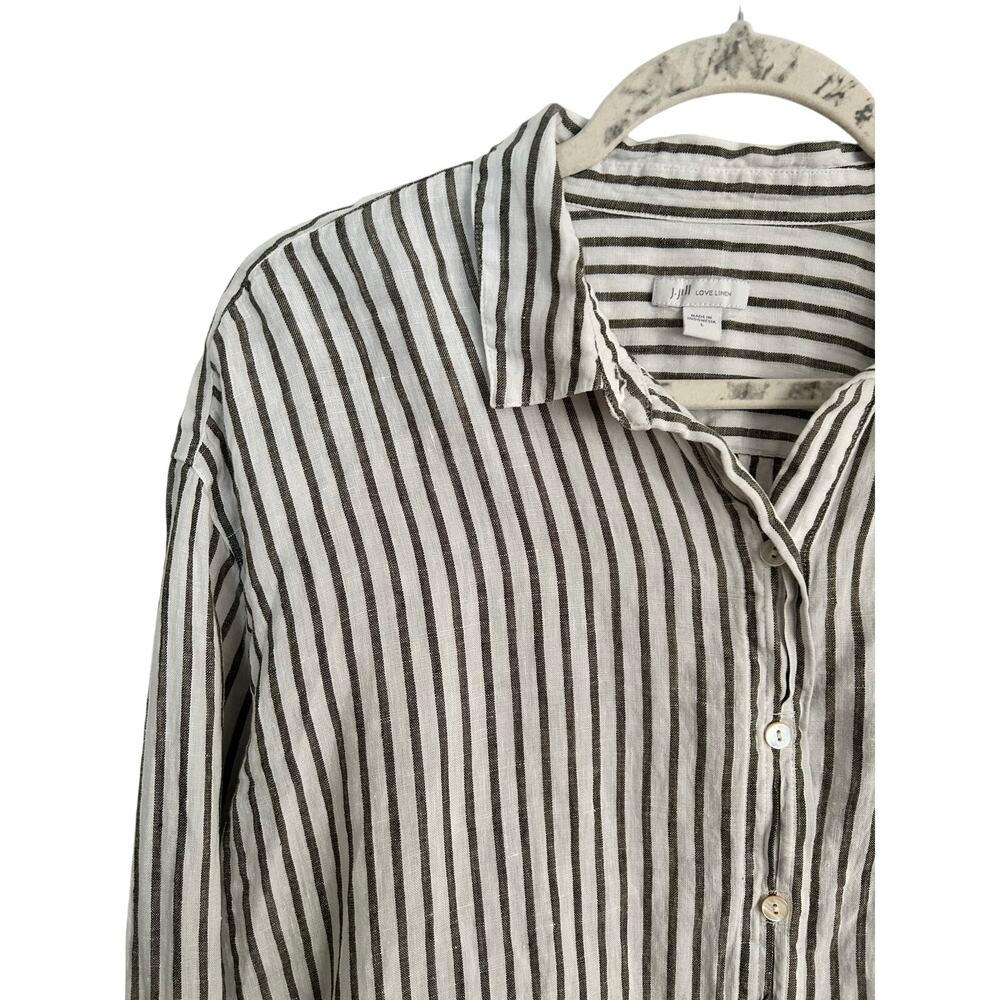 J Jill Love Linen Button Up Tunic
Long sleeve blouse
